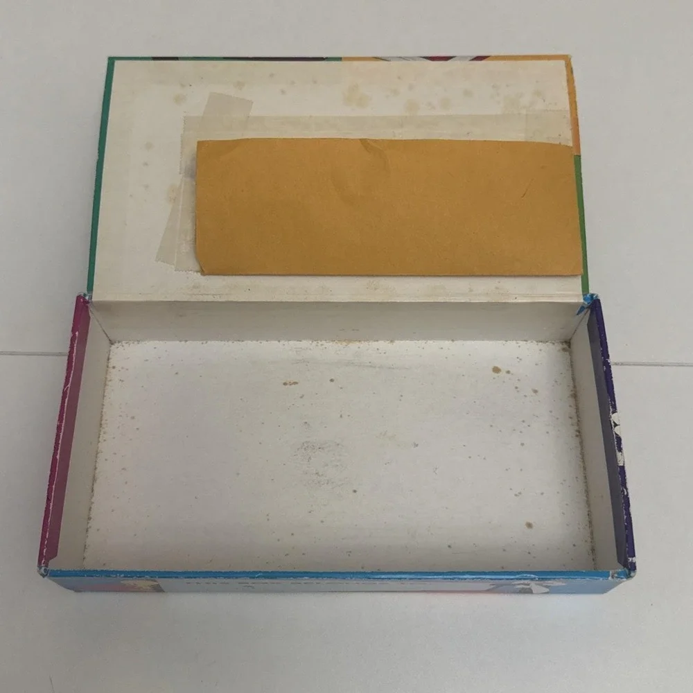 Vintage 1997 Looney Tunes Sylvester & Tweety Bird Cardboard Pencil Box Case-Used